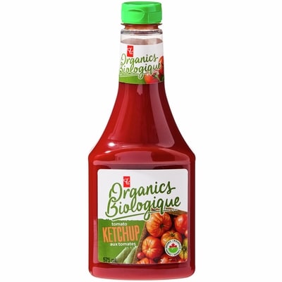 PC Organics Ketchup 575 ml, $1.13/100ml