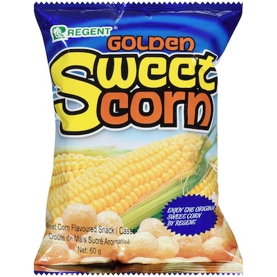 Regent Croustilles Golden Sweet Corn 65 g, 2,29 $/100g