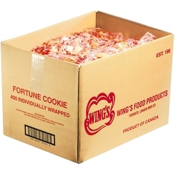 Wing’s Biscuits de fortune emballés individuellement 400 3.63 kg, 0,69 $/100g