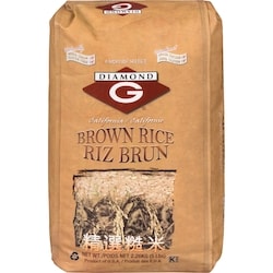 Diamond G Riz Calrose brun 2.26 kg, 0,29 $/100g