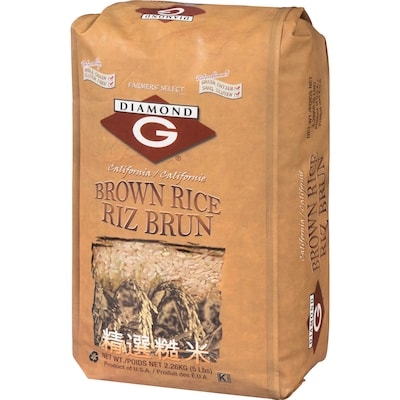Riz Calrose brun