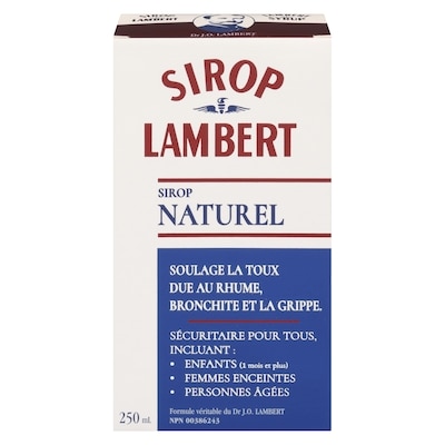 Lambert Sirop Lambert Formule Véritable 250 ml, 4,00 $/100ml