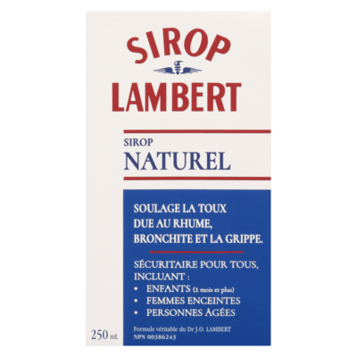 Sirop Lambert Formule Véritable