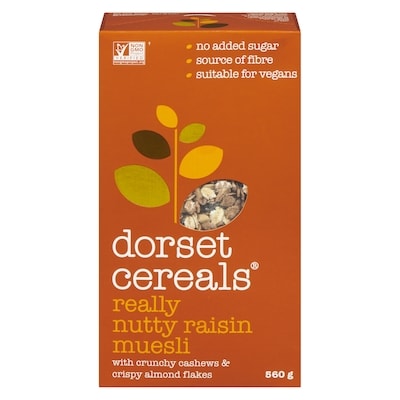 Dorset Really Nutty Muesli 560 g, $1.25/100g