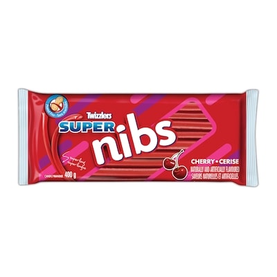 Twizzler Super Nibs Cherry Candy 400 g, $1.12/100g
