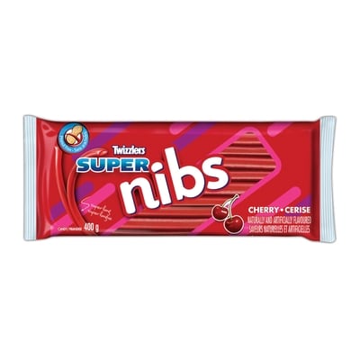 Twizzlers Friandise Super Nibs Cerise 400 g, 0,50 $/100g