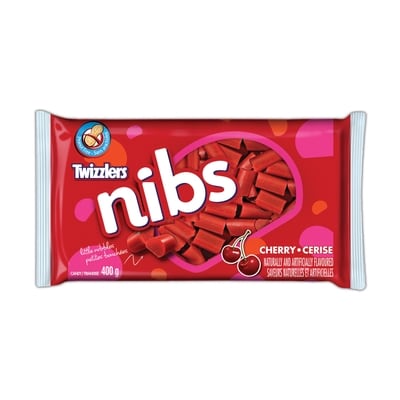 Twizzlers Friandises Nibs Cerise 400 g, 0,63 $/100g