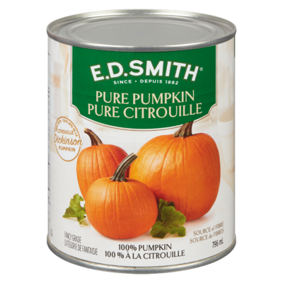 E.D. Smith Purée de citrouille 796 ml, 0,82 $/100ml