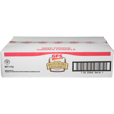 GFS Bacon cuit émietté 4 kg, 1,82 $/100g