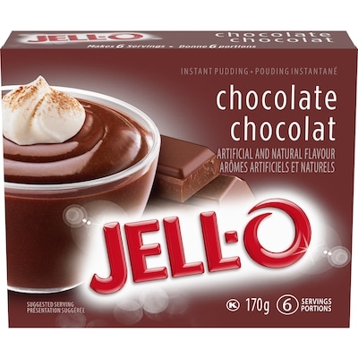 Jell-O Chocolate Instant Pudding Mix 170 g, $1.64/100g