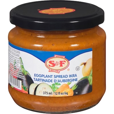 S&F Eggplant Spread Ikra 375 ml, $0.88/100ml