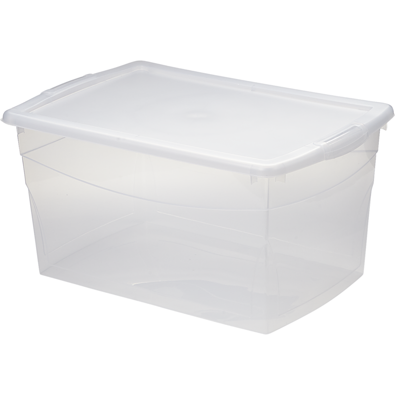 Clear Storage Box, 50L