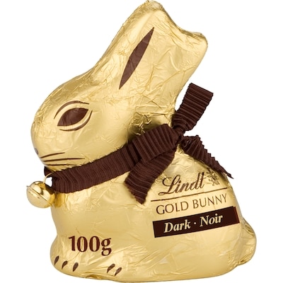 Lindt Lapin de Pâques en chocolat noir GOLD BUNNY 100 g, 10,00 $/100g