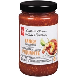 le Choix du Président Sauce pour fruits de mer, piquante 250 ml, 1,40 $/100ml
