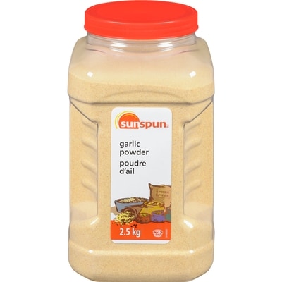 Sunspun Garlic Powder 2.5 kg, $1.19/100g
