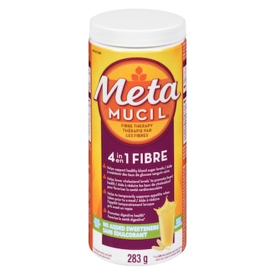 Metamucil Fibres MultiSanté sans saveur texture lisse 283 g, 7,06 $/100g
