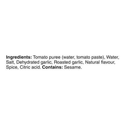 Tomato Sauce, Roasted Garlic