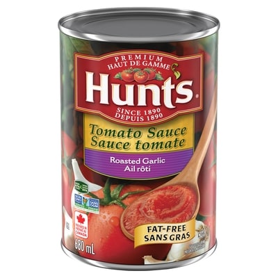 Hunt’s Sauce tomate, ail rôti 680 ml, 0,56 $/100ml