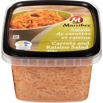 null Salade de Carottes et Raisins 454 g, 1,10 $/100g