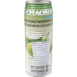 Chaokoh Coconut Water with Pulp 520 ml, $0.29/100ml