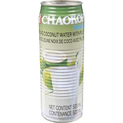Chaokoh Coconut Water with Pulp 520 ml, $0.24/100ml