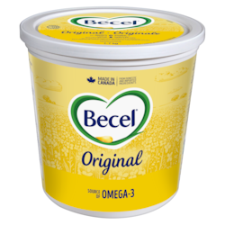 Becel Original | Source of Omega-3 and Zero Trans Fat per Serving 1.7 kg, $0.93/100g