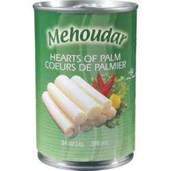 Mehoudar Cœurs de palmier casher 398 ml, 0,75 $/100ml