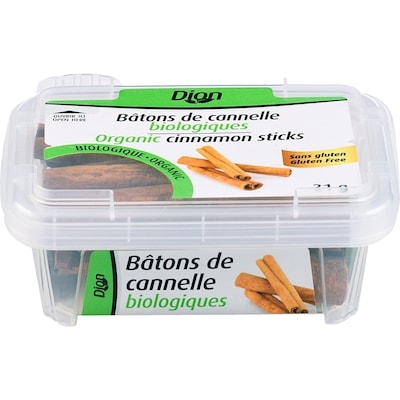 Dion Organic Cinnamon Sticks, 3 in 31 g, $16.13/100g