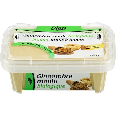 Dion Gingembre moulu biologique 28 g, 16,07 $/100g