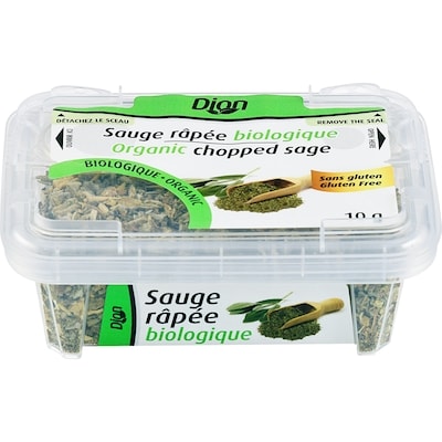 Dion Sauge hachée biologique 10 g, 45,00 $/100g
