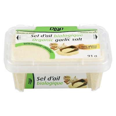 Dion Sel d’ail biologique 91 g, 4,95 $/100g