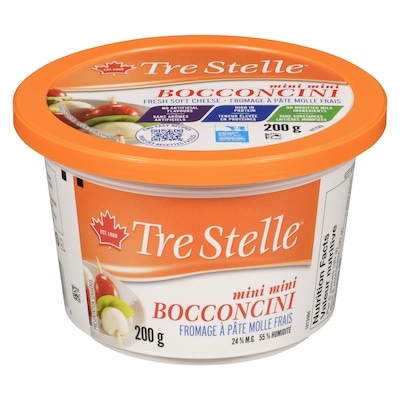 Tre Stelle Fromages bocconcini miniatures 200 g, 4,00 $/100g