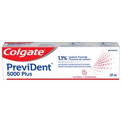 Colgate Previdient plus dentifrice à haute teneur en fluorure, fruitastique 1 ea, 16,99 $/1ch