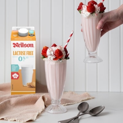 Lait écrémé 0% sans lactose