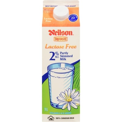 Neilson 2% Lactose Free Milk 1 l, $0.46/100ml