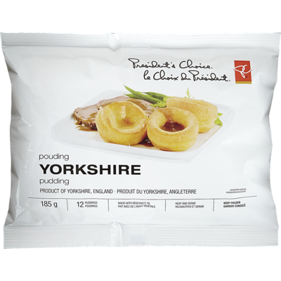 le Choix du Président Pouding Yorkshire 185 g, 2,43 $/100g