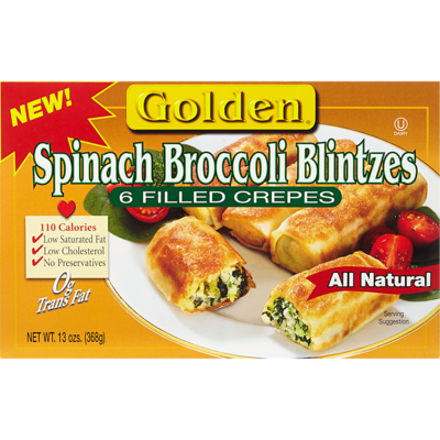 Golden Blinis aux légumes casher 368 g, 3,26 $/100g