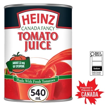 Heinz Tomato Juice 540 ml, $0.55/100ml