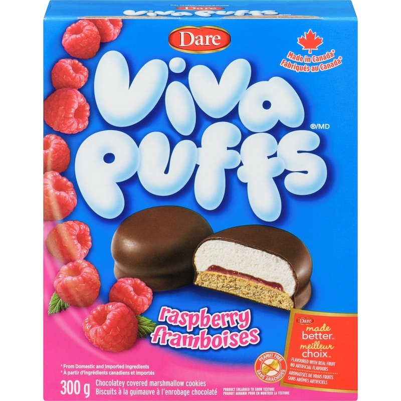 Viva Puffs Raspberry Cookies