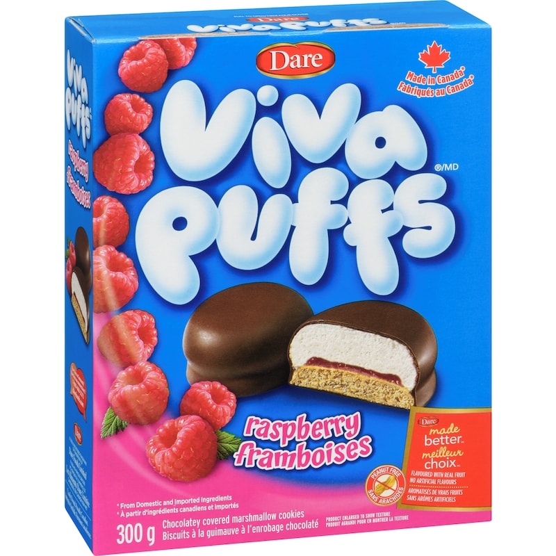 Viva Puffs Raspberry Cookies