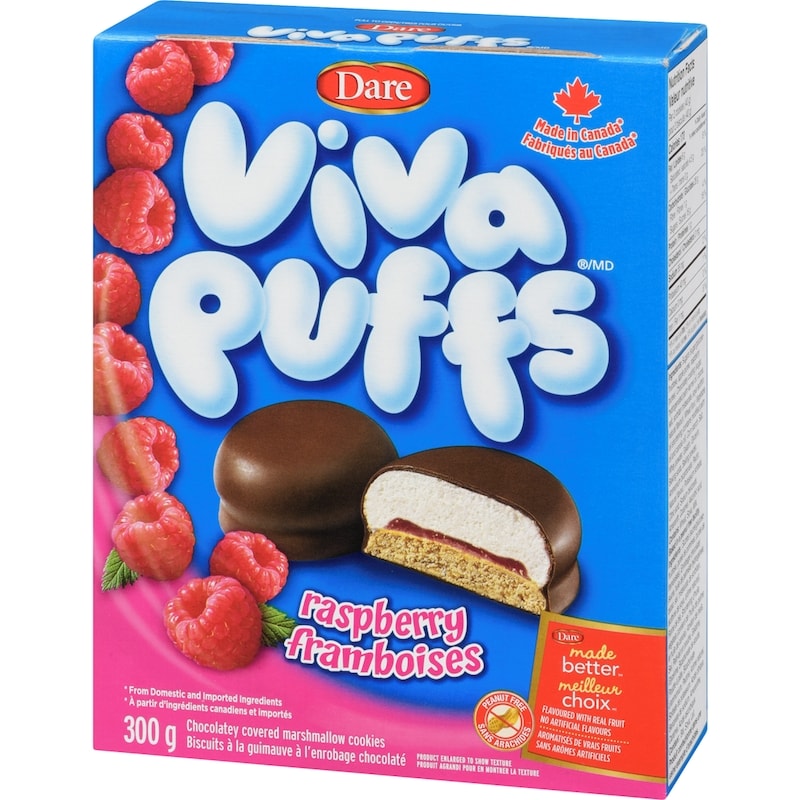 Viva Puffs Raspberry Cookies