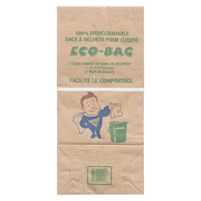 Eco Bag Sacs écologiques, emballage de 6 6x1.0 ea, 0,58 $/1ch