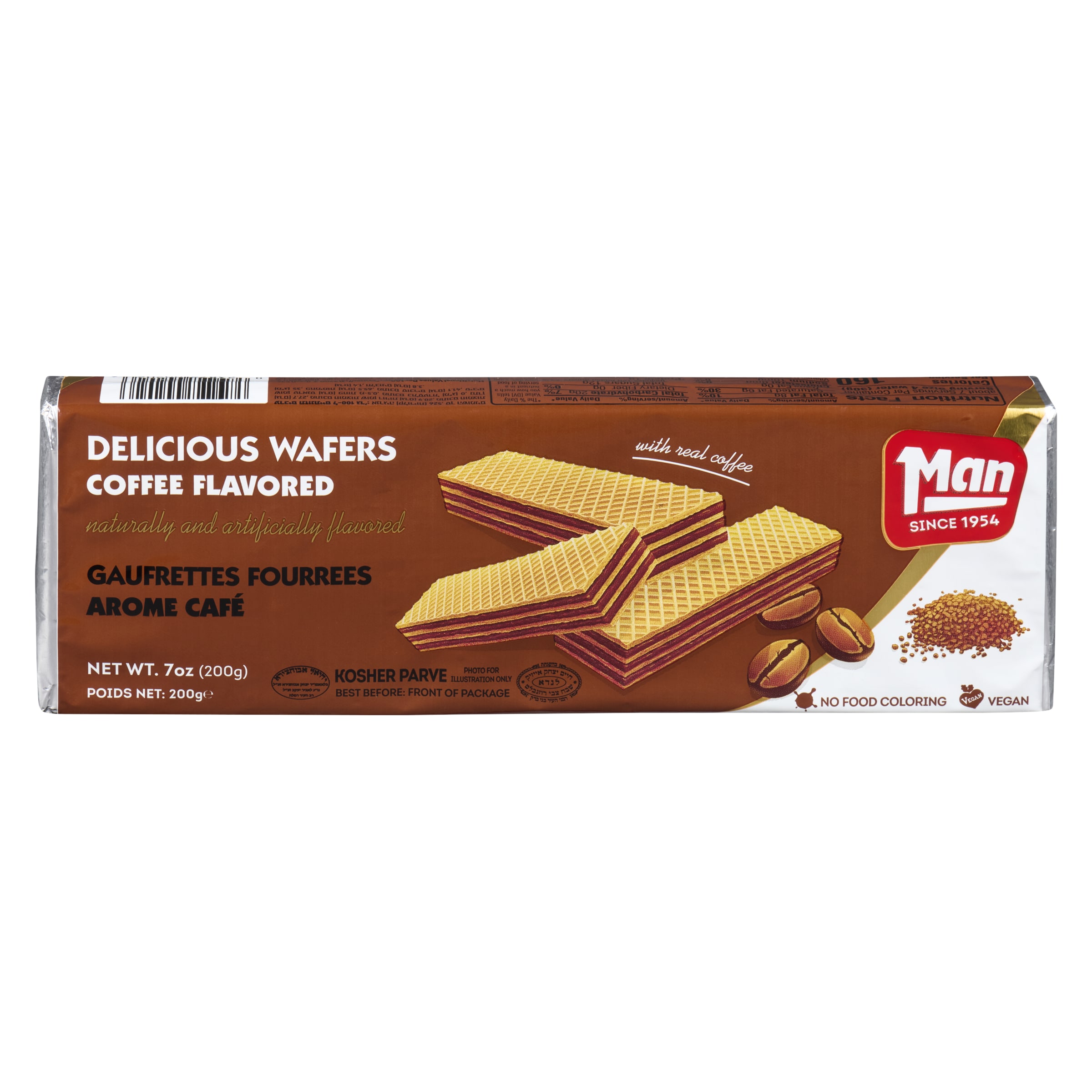 Man Wafer, Coffee  200 g, $1.25/100g