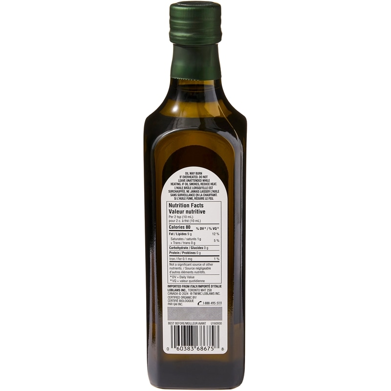Organic Extra Virgin Olive Oil