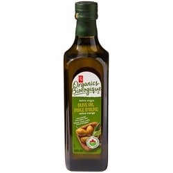 PC Biologique Huile d’olive extra-vierge biologique 500 ml, 2,50 $/100ml