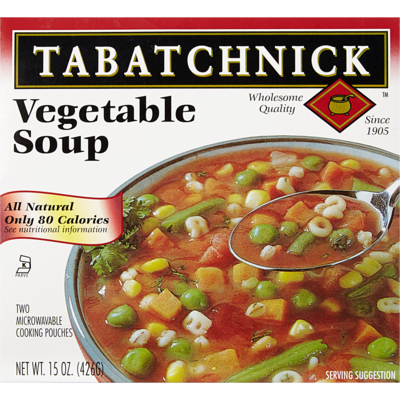 Tabatchnick Soupe aux légumes surgelée 425 g, 1,17 $/100g