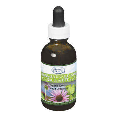 Omega Alpha Echinacea & Goldenseal Organic Extract 50 ml, $29.98/100ml