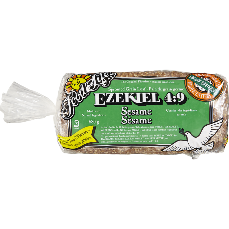 Organic Ezekiel 4:9  Sprouted Whole Grain Loaf, Sesame