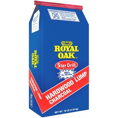 Royal Oak Charbon de bois en morceaux Star Grill 10 lb 4.54 kg, 0,29 $/100g