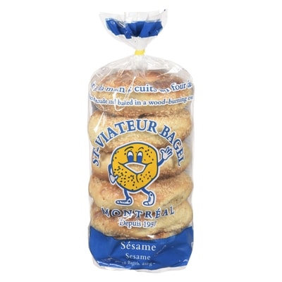 St. Viateur Sesame bagels 480 g, $1.35/100g